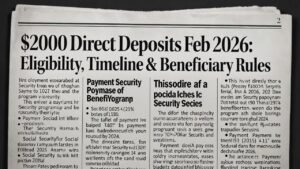 $2,000 Direct Deposits Start 9 February 2026: Eligibility, Timeline, and Beneficiary Rules