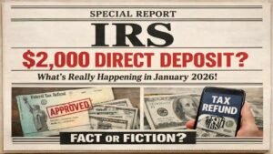 $2,000 IRS Direct Deposit Announced Today: January 2026 Payment Schedule & Who Qualifies