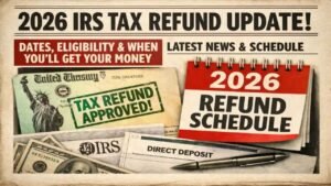 2026 IRS Tax Refund Update: Expected Dates, Eligibility Rules, and When Your Money Could Arrive