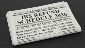 IRS Refund Schedule 2026: Estimated USA Dates and Payment Amounts Explained