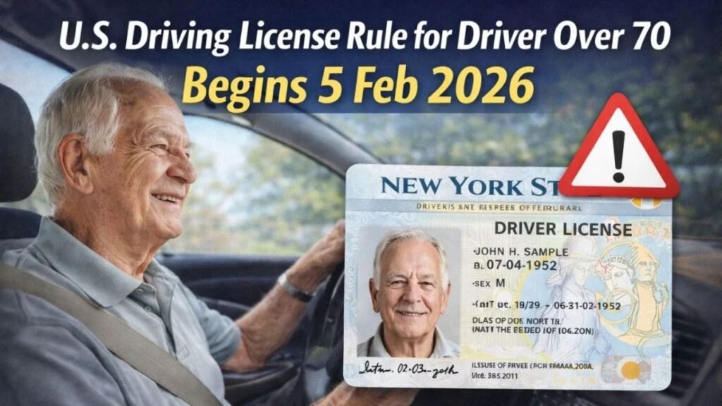 New Rules For Over 70 Drivers